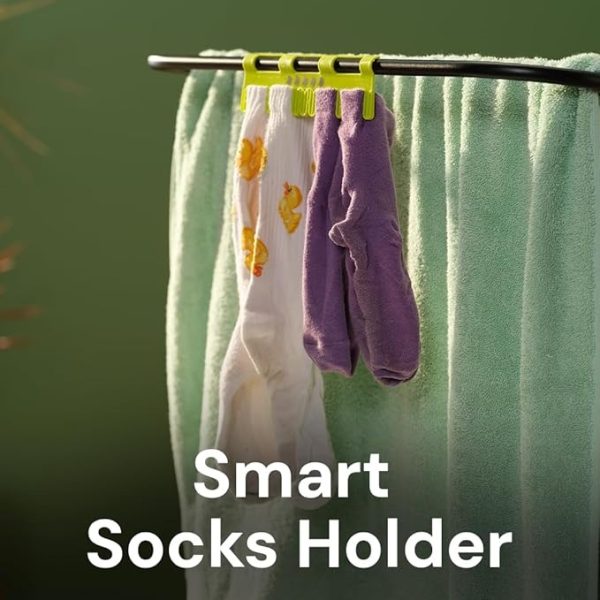 bonkaso premium steel foldable cloth dryer stand